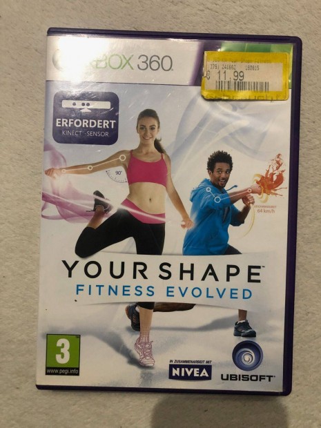 Your Shape Fitness Evolved Xbox 360 kinect jtk