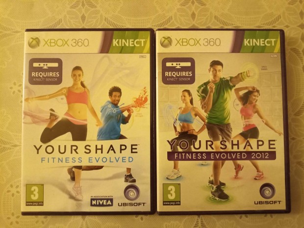 Your shape fitness evolved xbox 360 kinect gyri jtk lemez