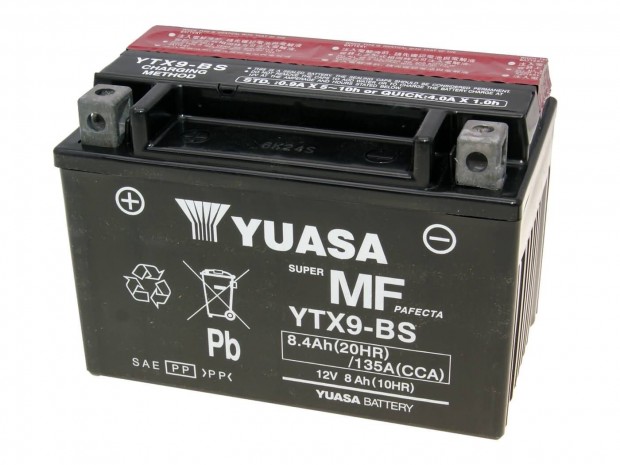 Yuasa YTX9-BS DRY MF szraz gondozsmentes akkumultor