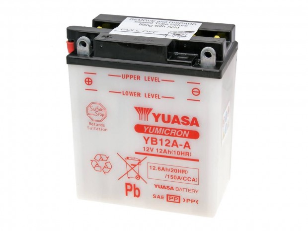 Yuasa YuMicron YB12A-A akkumultor - savcsomag nlkl