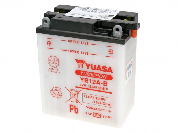 Yuasa YuMicron YB12A-B akkumultor - savcsomag nlkl