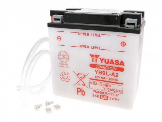 Yuasa YuMicron YB9L-A2 akkumultor - savcsomag nlkl