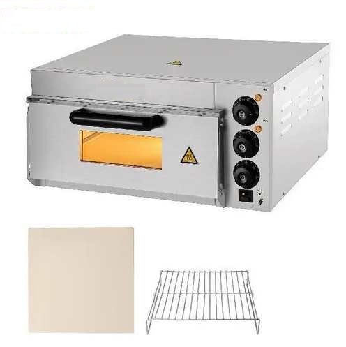 ZH-1M Pizza Kemence 2000W 40x40cm-s Pizzakvel (5260)