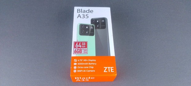 ZTE Blade A35 mobil ( doboz�ban, teljesen �jszer� )