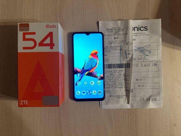 ZTE Blade A54 8/64GB Dual Fggetlen jszer Euronics Garival !