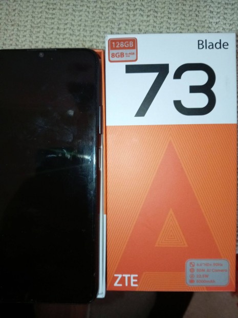 ZTE Blade A 73 telefon 128Gb-8Gb Ram, flizva elad