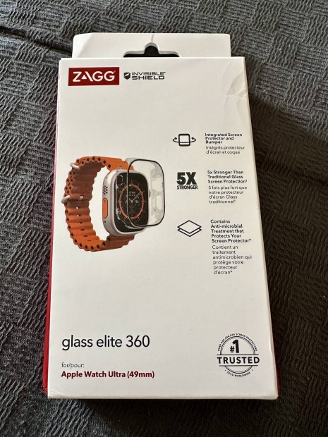 Zagg Glass Elite 360" - Apple Watch Ultra 49mm - vegflia+Tok Egyben 