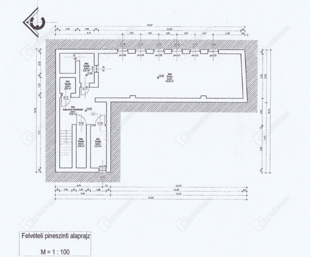 Zalaegerszegi irodah�z udvarral gar�zsokkal elad�