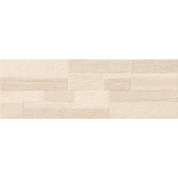 Zalakerámia Geo 3D bézs dekorcsempe 20x60 cm