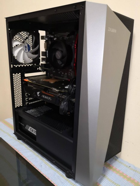 Zalman PC - Ryzen 5 1600, 16Gb, 1080Ti stb