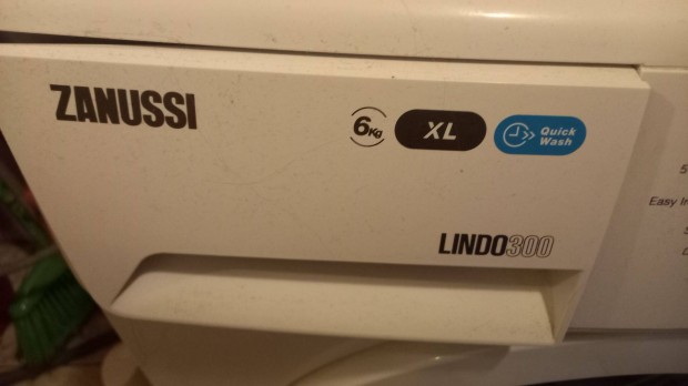 Zanussi 6 kg XL Lndo300 ablakos (keskeny!) 85x59x40cm kicsi fürdőbe