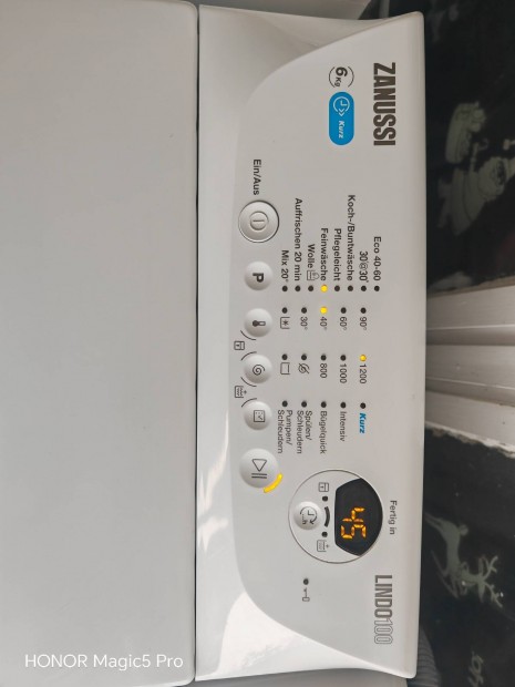 Zanussi 6kg felltlts mosgp 