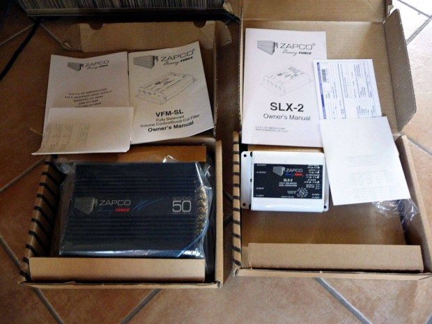 Zapco Studio 50 aut erst/vgfok s egy Zapco SLX-2 vlt elad