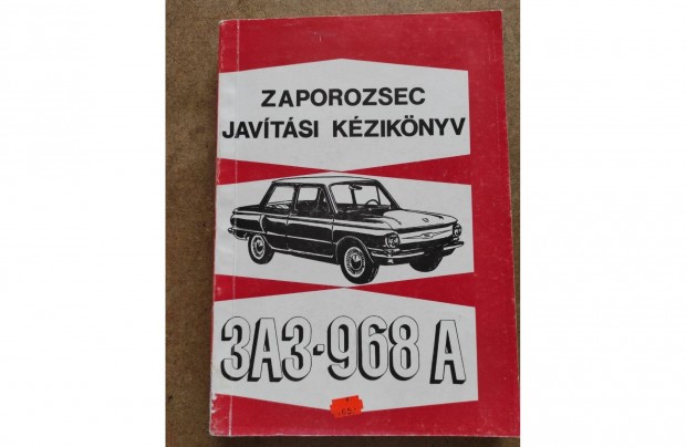 Zaporozsec 968 A javtsi karbantartsi knyv