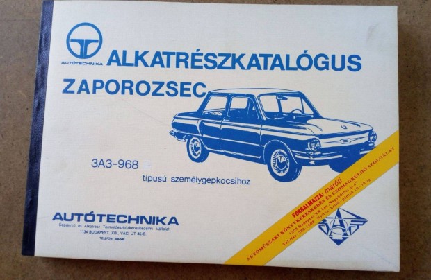 Zaporozsec 968 alkatrszkatalgus