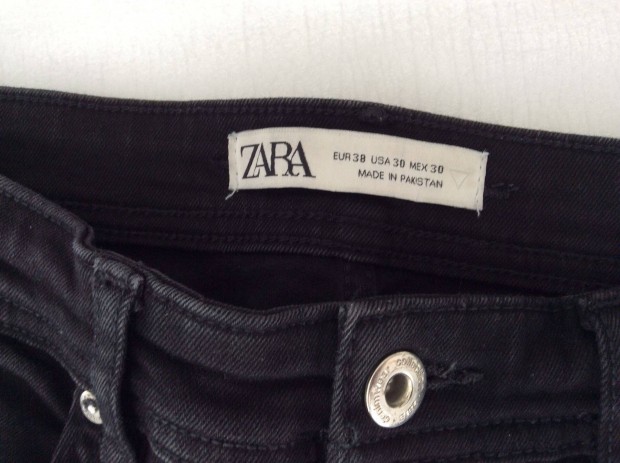 Zara 38-as fekete farmer Skinny frfi / kamasz fi farmer