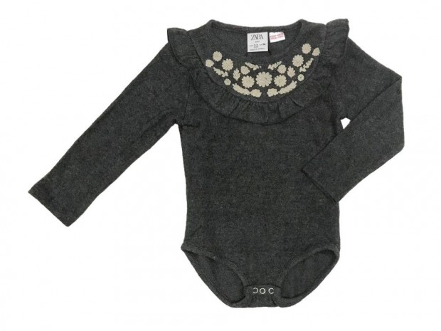 Zara Új (címkés) Lány Hosszú ujjú body (Méret: 98)