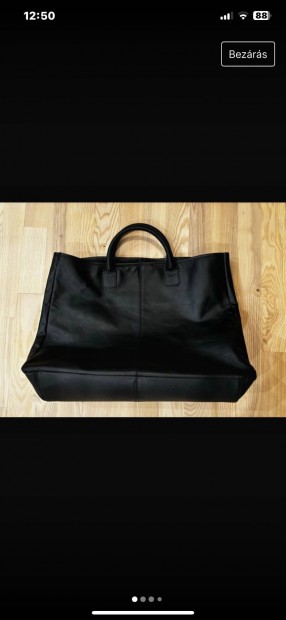 Zara fekete br shopper tska j