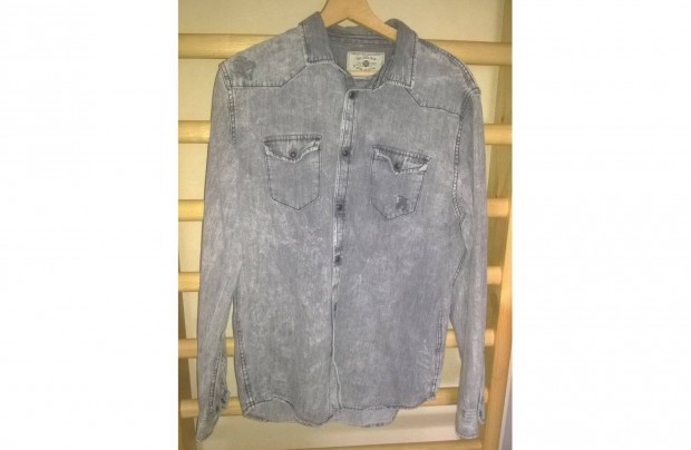 Zara frfi denim L-es farmer ing L limit seria vadonat j