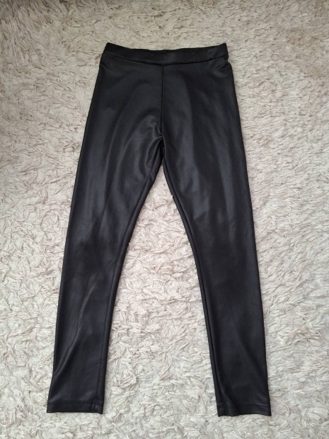 Zara kislány 128 128as 128-as bőr bőrhatású leggings
