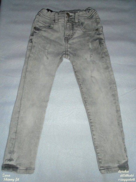 Zara skinny fit szrke farmernadrg 5 vesre (mret 110) nadrg