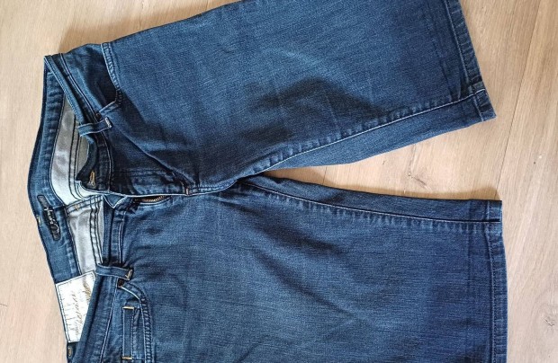 Zara sötétkék női farmer térdnadrág (M)