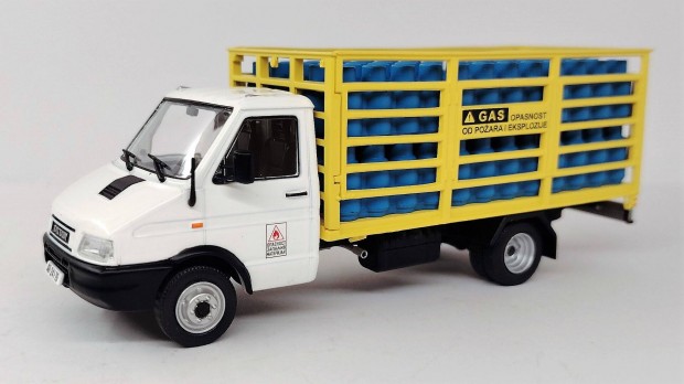 Zastava Turbo Rival gázszállító teherautó modell 1:43 új bontatlan ela