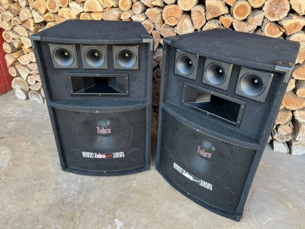 Zebra Sound Pro 2 x 300W topláda hangfal zenekari felső hangfalpár