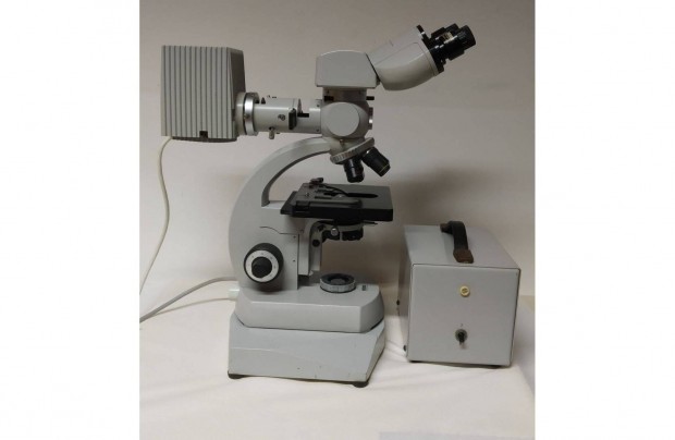 Zeiss West Standard Fluoreszcens mikroszkp 4 objektvvel