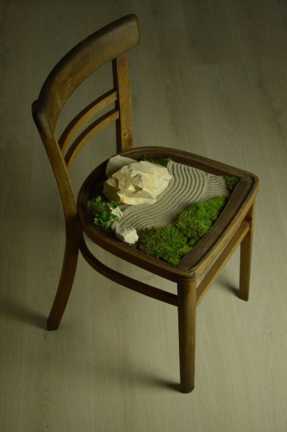 Zen szék műalkotás