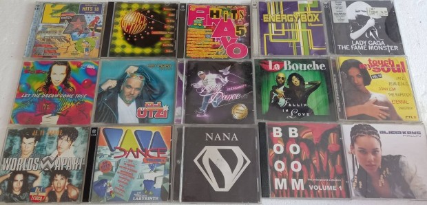 Zenei CD-k csomagban (Pop, rock, house, dance, trance)