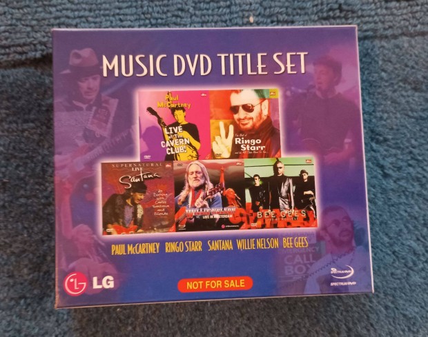 Zenei DVD 5 db - ajndkcsomag egyben elad