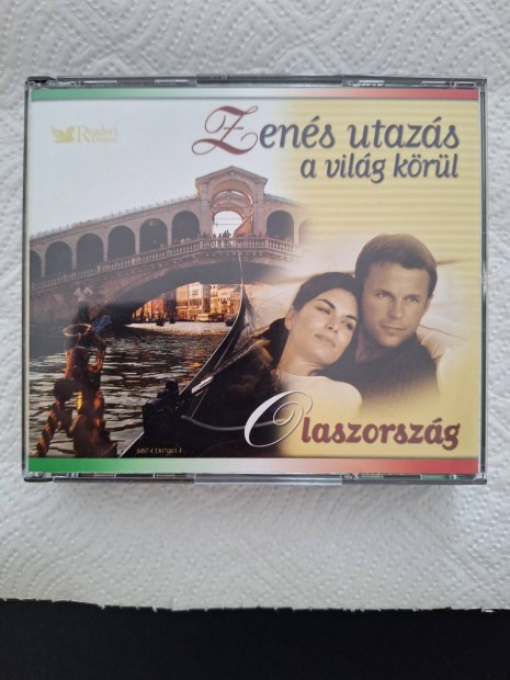 Zens utazs a vilg krl, Olaszorszg, 3 darab CD lemez.