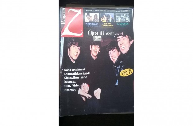 Zenész magazin , első kiadás , kifogástalan állapotban ,ritkaság