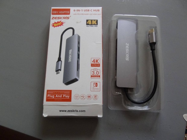Zeskris 6-IN USB c Hub