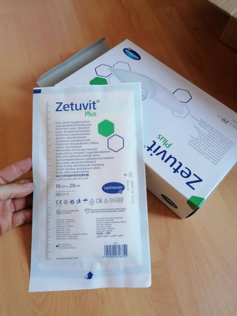 Zetuvit Plusz 10cm szer 20 cm res 10 darabos Sebprna