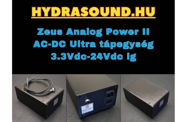 Zeus Analog Power II AC-DC Ultra tpegysg 3.3Vdc-24Vdc ig