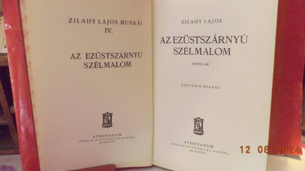 Zilahy Lajos: Az ezüstszárnyú szélmalom