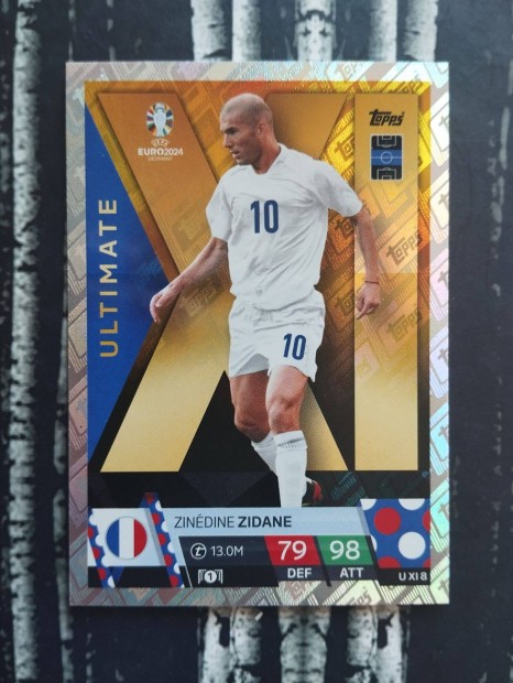 Zinadine Zidane (Franciaorszg) Ultimate XI Euro 2024 focis krtya