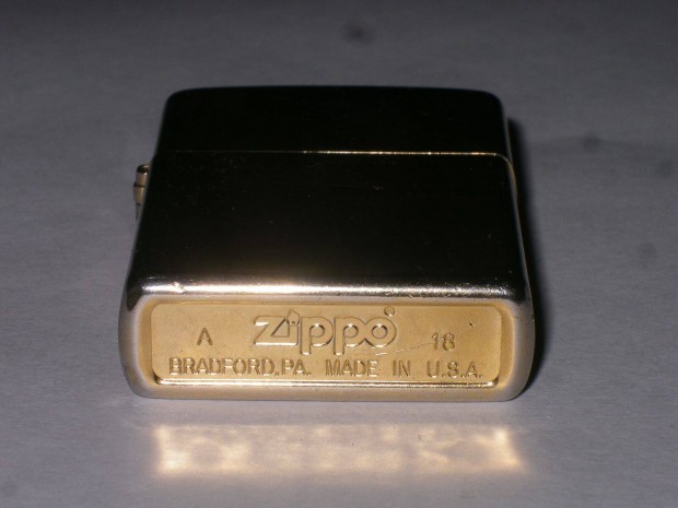 Zippo A 18 benzines rkgarancis, Made in Usa vihargyjt tkletesen