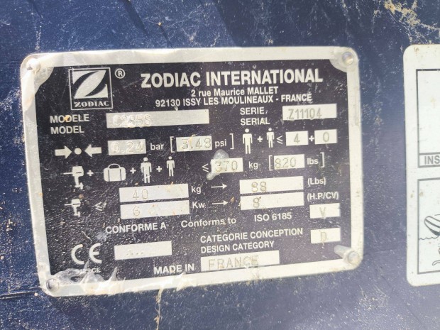 Zodiac Cadet csnak
