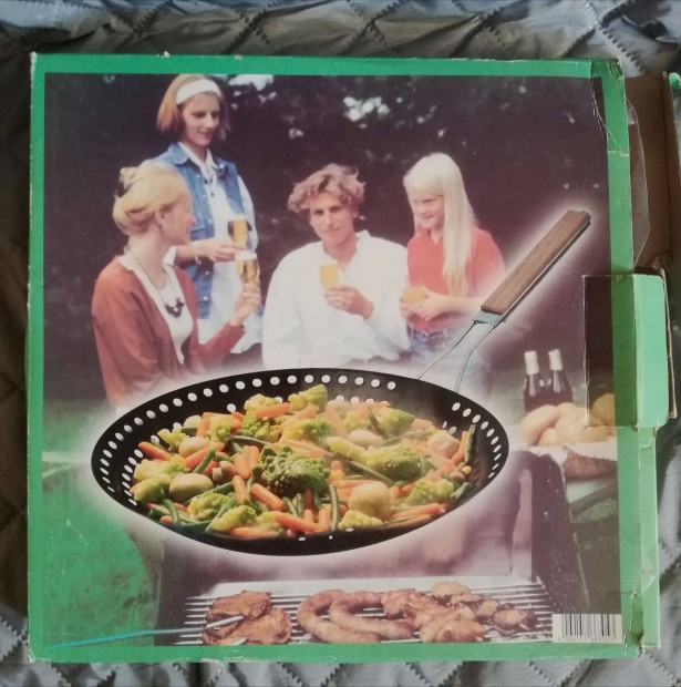 Zöldség grillező kertpartihoz,teljesen új!/65