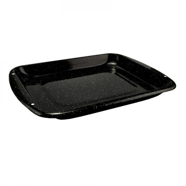 Zom�ncozott fekete tepsi 41,8 cm