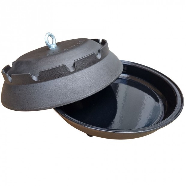 Zom�ncozott �nt�ttvas PEKA , harang alak� fed�s s�t�t�l 40cm