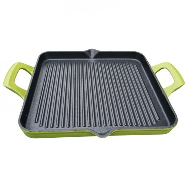 Zom�ncozott �nt�ttvas grill serpeny� 29 cm