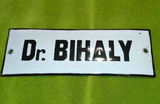 Zomncozott tbla Dr. Bihaly 15x5 cm