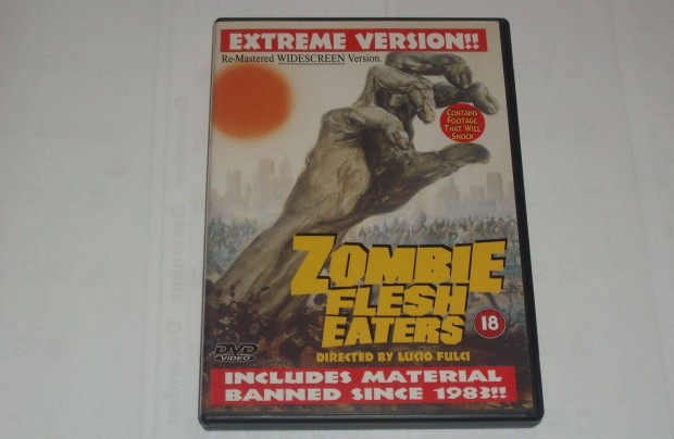 Zombie Flesh Eaters 1979. DVD Horror