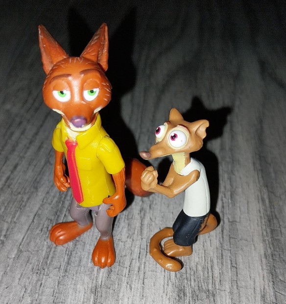 Zootropolis 2 db manyag figura