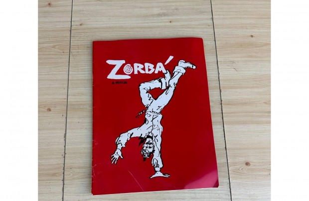 Zorba musical eredeti műsorfüzet