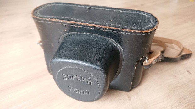 Zorki 4K fekete fényképezőgép tok fényképező bőrtok kamera tartó táska